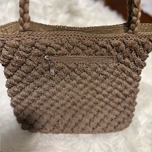 The Sak Textured Brown Shoulder Bag